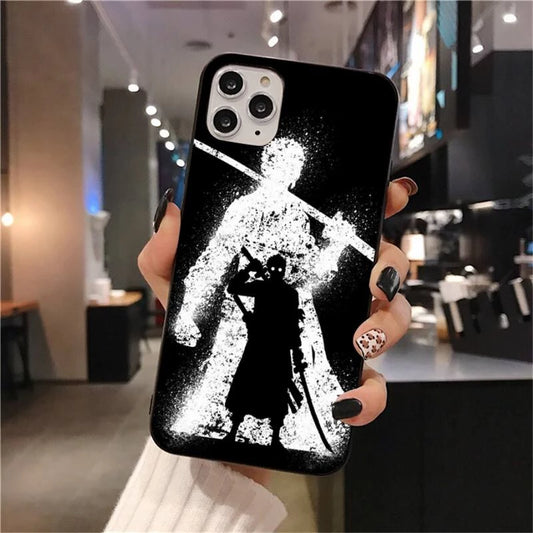 One Piece Silikon Hülle (schwarz/weiß)